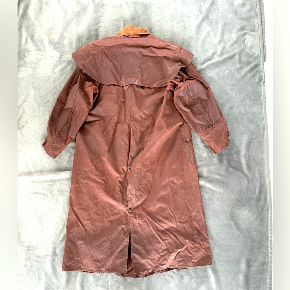 Backhouse of Barbour New Zealand’s original wet weather rain coat. Brown/Plaid. - Picture 2 of 9